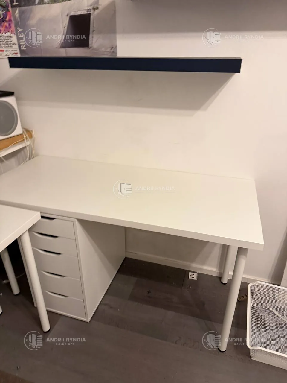 IKEA Schreibtisch mit ALEX
